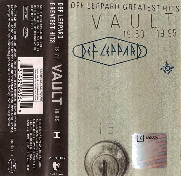 Def Leppard – Vault: Def Leppard Greatest Hits 1980-1995 (1995 ...