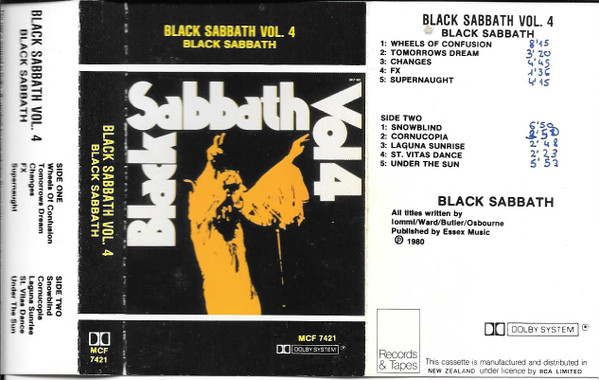 Black Sabbath- Vol. 4- Chnges 