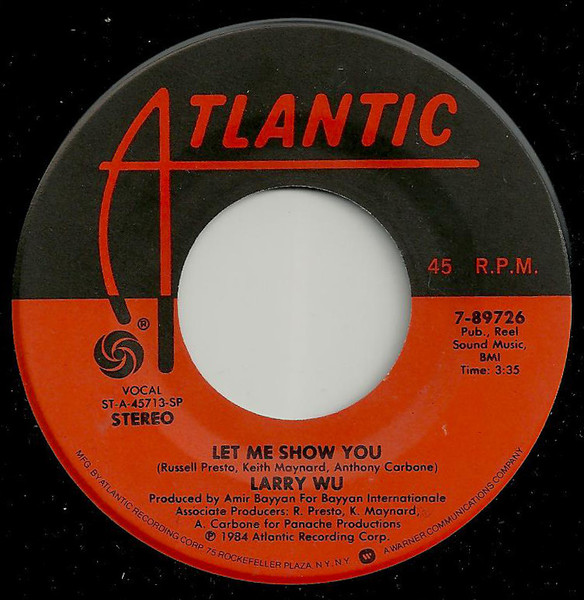 Larry Wu – Let Me Show You (1984, Vinyl) - Discogs