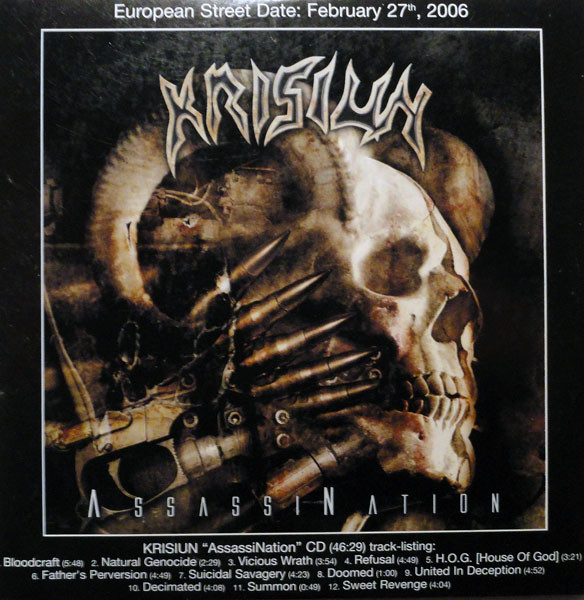 Krisiun – AssassiNation (2006, CD) - Discogs