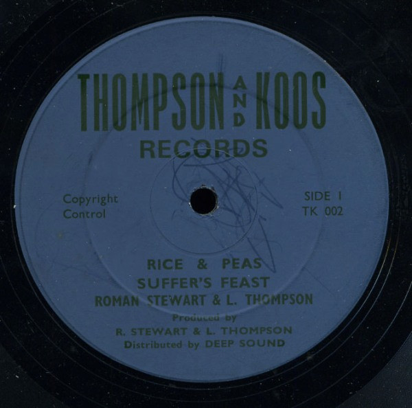 Roman Stewart – Rice And Peas (1979, Vinyl) - Discogs