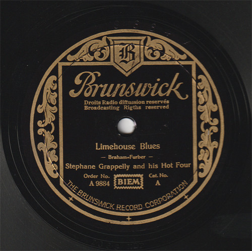 ladda ner album Stephane Grappelly And His Hot Four - Limehouse Blues I Got Rhythm
