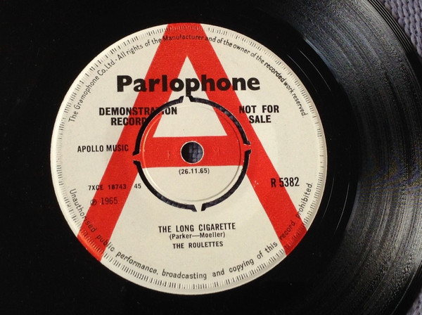 The Roulettes – The Long Cigarette (1965, Vinyl) - Discogs