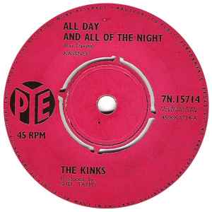 The Kinks - All Day And All Of The Night album cover