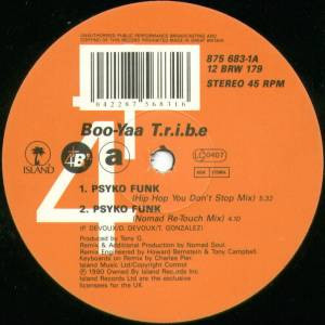 Boo Yaa Tribe – Psy-ko Funk (1990, Vinyl) - Discogs