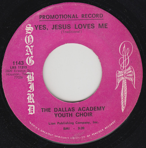 Album herunterladen The Dallas Academy Youth Choir - Yes Jesus Loves Me