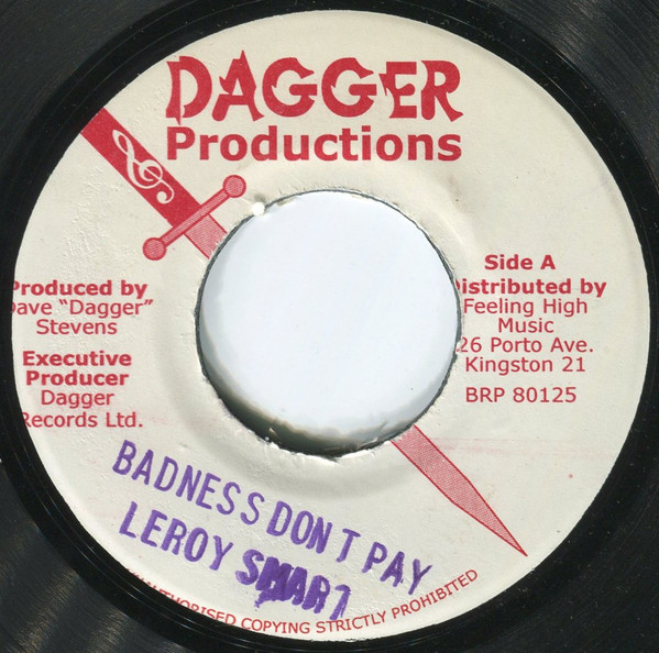 Leroy Smart – Badness Don't Pay (Vinyl) - Discogs