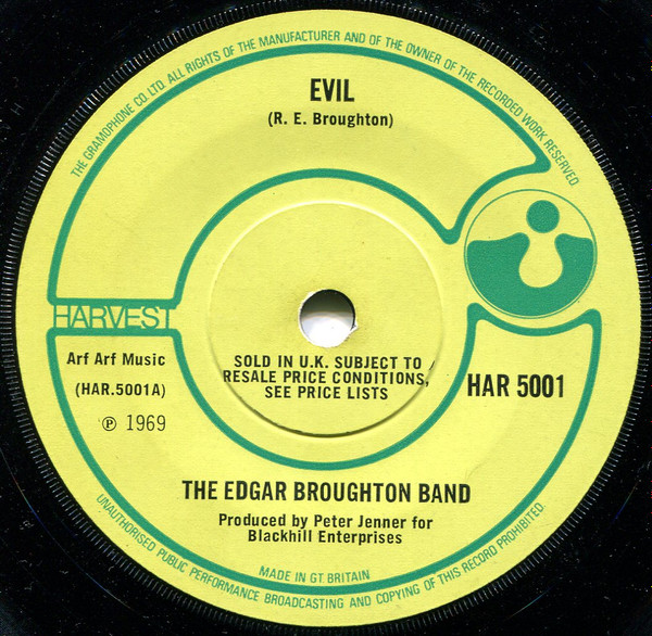 The Edgar Broughton Band – Evil (1969, Solid Centre, Vinyl) - Discogs