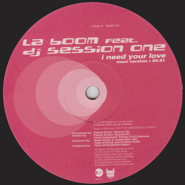 Album herunterladen La Boom Feat DJ Session One - I Need Your Love