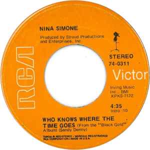 Nina Simone - Who Knows Where The Time Goes / Assignment Song (Sequence) album cover