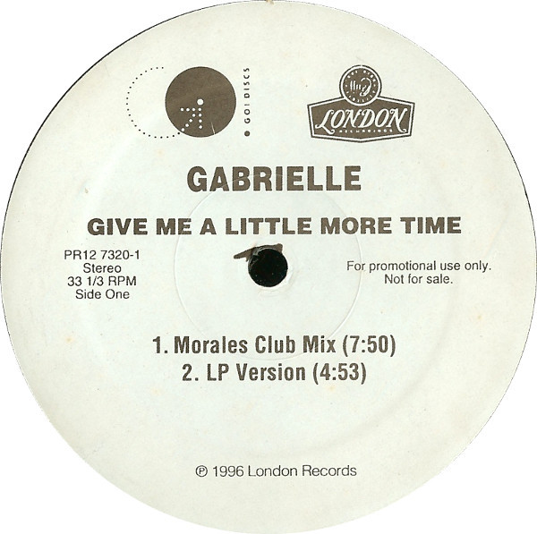 lataa albumi Gabrielle - Give Me A Little More Time David Morales Mixes