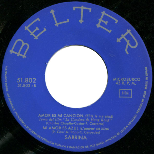 ladda ner album Sabrina - Canta En Español