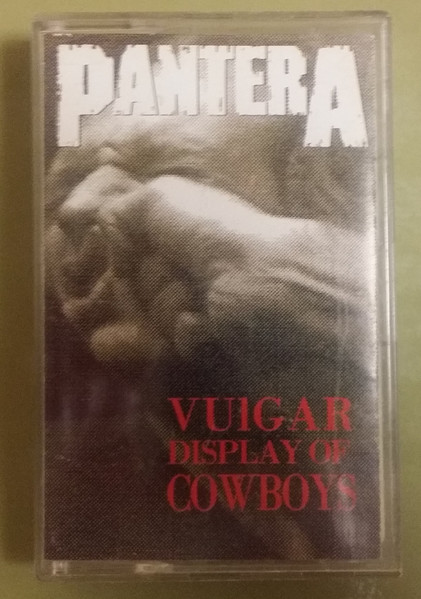 Pantera Vulgar Display Of Power aimant de réfrigérateur Cowboys from Hell 7.2x7.2cm