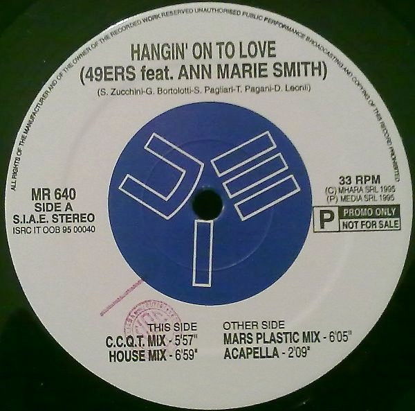 49ers Feat. Ann Marie Smith - Hangin' On To Love | Releases | Discogs