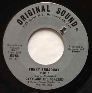 Dyke And The Blazers – Funky Broadway (1967, Pitman Pressing, Gray 