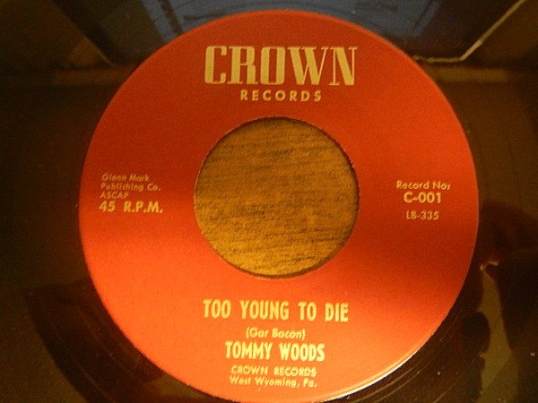 ladda ner album Tommy Woods - Too Young To Die Little Lorraine
