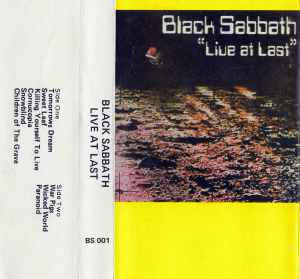 Black Sabbath – Live At Last (1980, Black Shell, Cassette) - Discogs