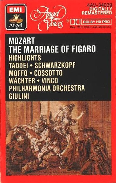 lataa albumi Mozart Giulini, Philharmonia Orchestra - The Marriage Of Figaro Highlights