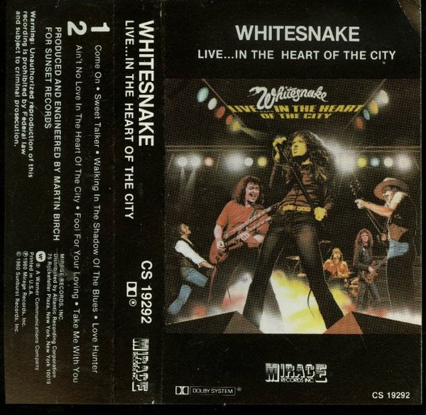 Whitesnake - Live... In The Heart Of The City | Releases | Discogs