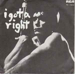 Iggy Pop - I Got A Right album cover