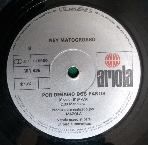 baixar álbum Ney Matogrosso - Por Debaixo Dos Panos