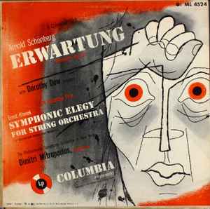 Arnold Schoenberg - Erwartung / Symphonic Elegy For String Orchestra album cover