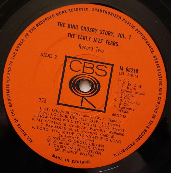 baixar álbum Bing Crosby - The Bing Crosby Story Volume I The Early Jazz Years 1928 1932