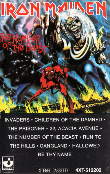 Iron Maiden – The Number Of The Beast (Cassette) - Discogs