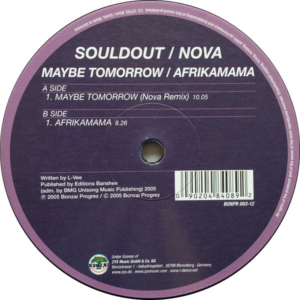 Album herunterladen Soldout Nova - Maybe Tomorrow Afrikamama