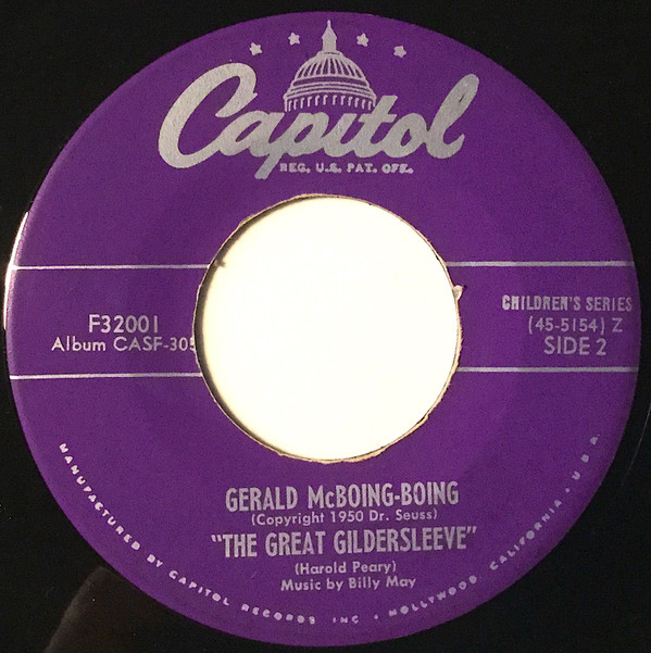 descargar álbum Dr Seuss, The Great Gildersleeve - Gerald McBoing Boing