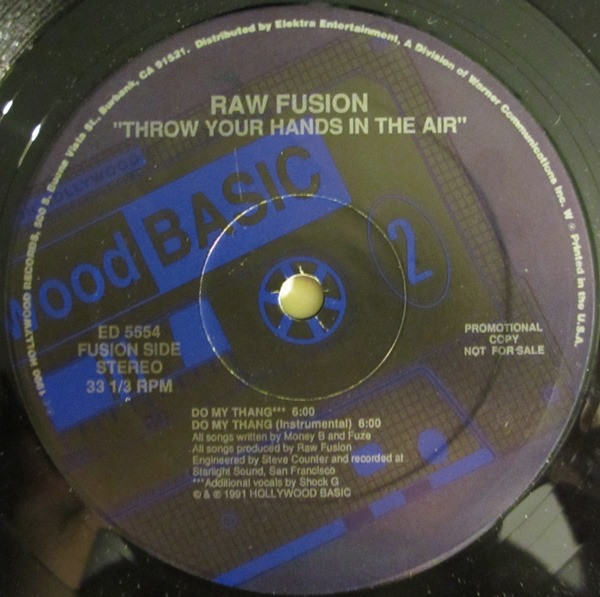 Raw Fusion – Throw Your Hands In The Air / Do My Thang (1991