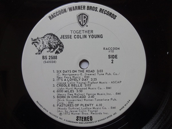 Jesse Colin Young - Together | Warner Bros. Records (BS 2588) - 4