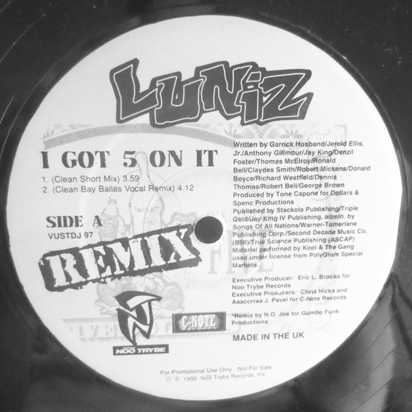 Luniz – I Got 5 On It (2005, Vinyl) - Discogs