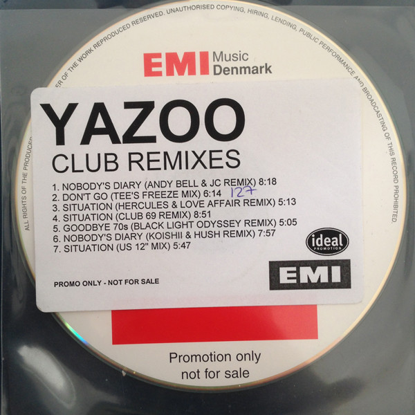 Yazoo – In Your Room (Club Remixes) (2008, CD) - Discogs