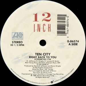 Right Back To You - Ten City