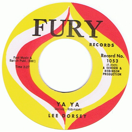 Lee Dorsey – Ya Ya / Give Me You (1961, Vinyl) - Discogs