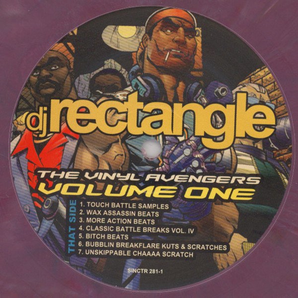 DJ Rectangle – And The Vinyl Avengers Volume One (2000, Vinyl