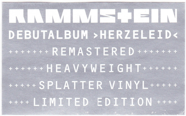 Rammstein - Herzeleid [XXV Anniversary Edition] [Splatter Vinyl