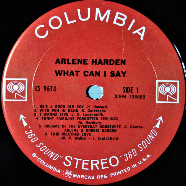 lataa albumi Arlene Harden - What Can I Say