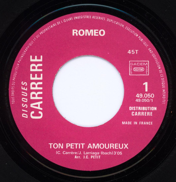 lataa albumi Romeo - Ton Petit Amoureux