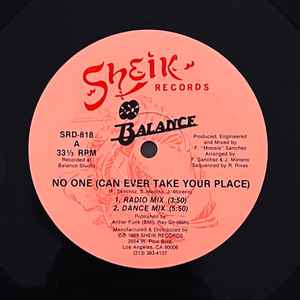 Balance (32) - No One (Can Ever Take Your Place)