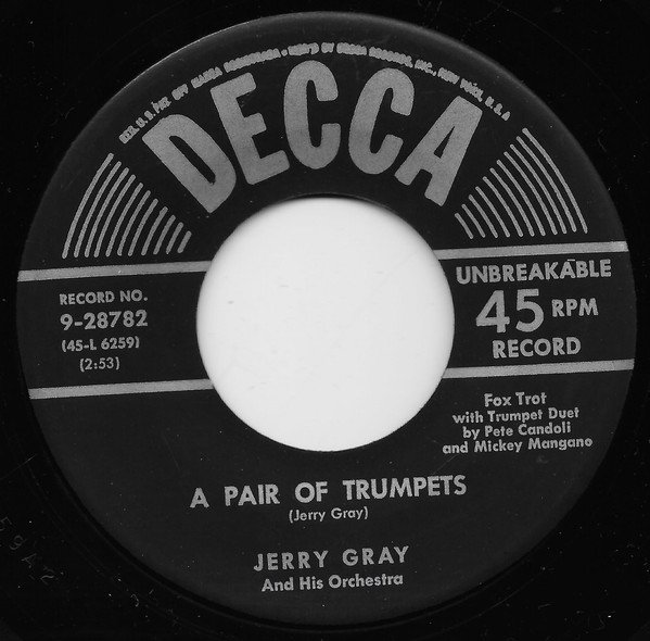 ladda ner album Jerry Gray And His Orchestra - A Pair Of Trumpets