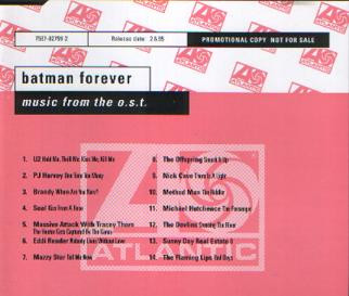 télécharger l'album Various - Batman Forever Music From The OST