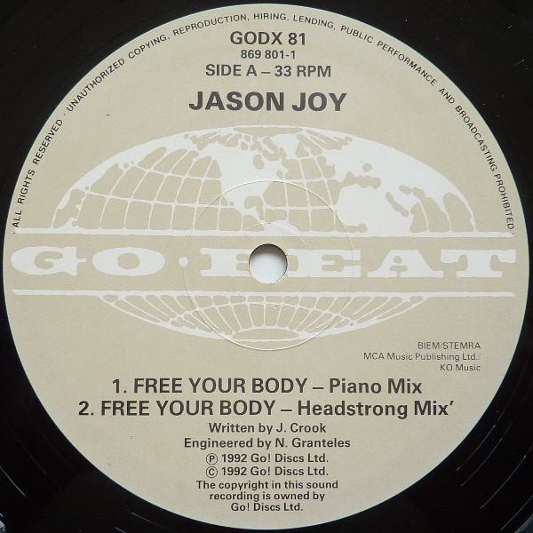 télécharger l'album Jason Joy - Free Your Body