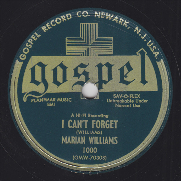 ladda ner album Marian Williams - I Cant Forget Hallelujah Praise The Lord