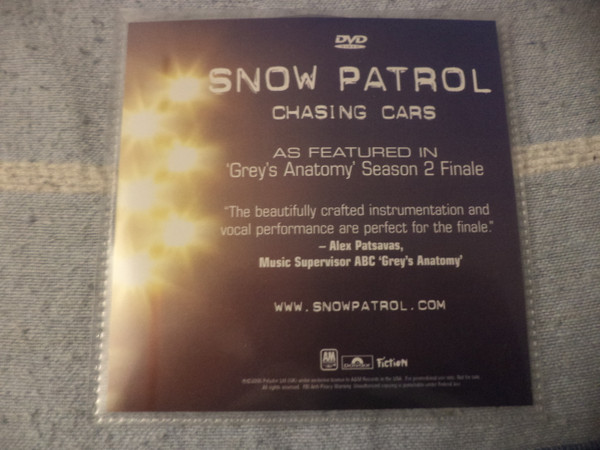 Snow Patrol – Chasing Cars (2006, CD) - Discogs