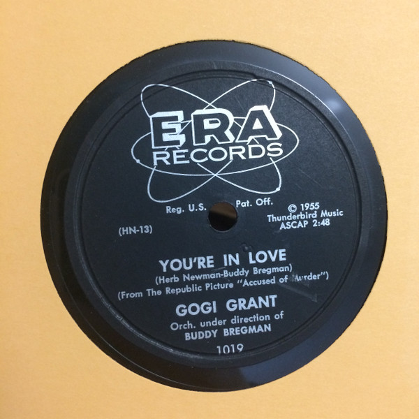 When the Tide Is High / You're in Love by Gogi Grant (Single