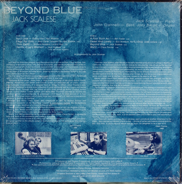 Album herunterladen Jack Scalese - Beyond Blue