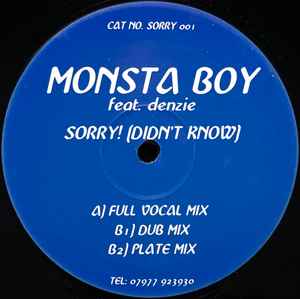 Monsta Boy - Sorry! (Didn't Know) album cover