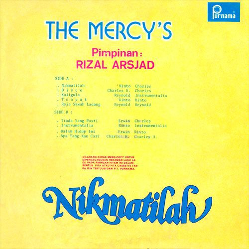 télécharger l'album The Mercy's - Nikmatilah